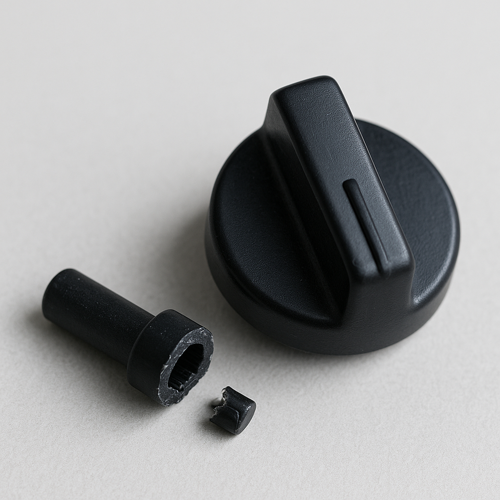 壊れてしまったプラスチック部品の再現例